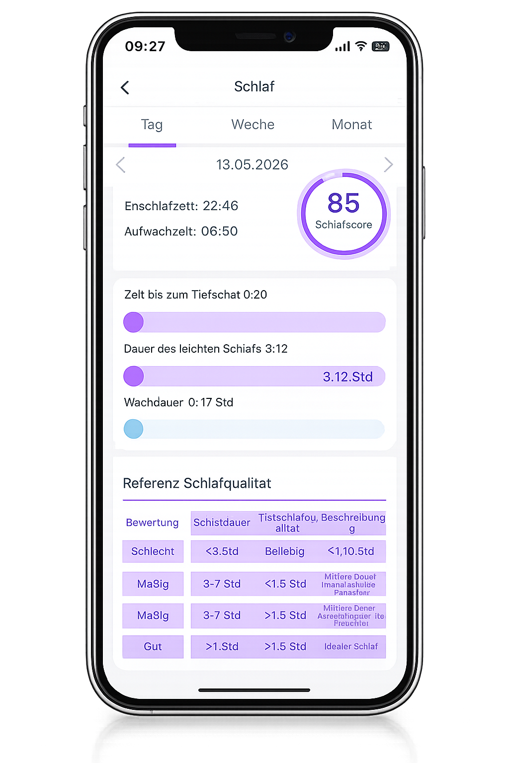 Schlaf Screenshot